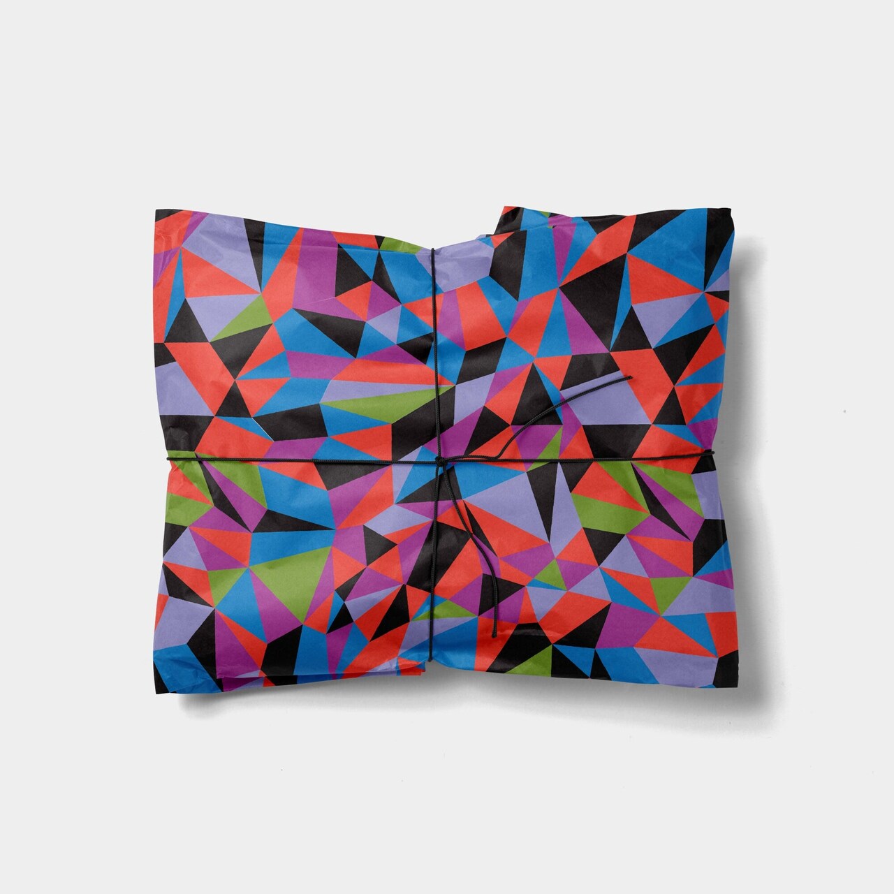 Vibrant Color Shards Gift Wrap